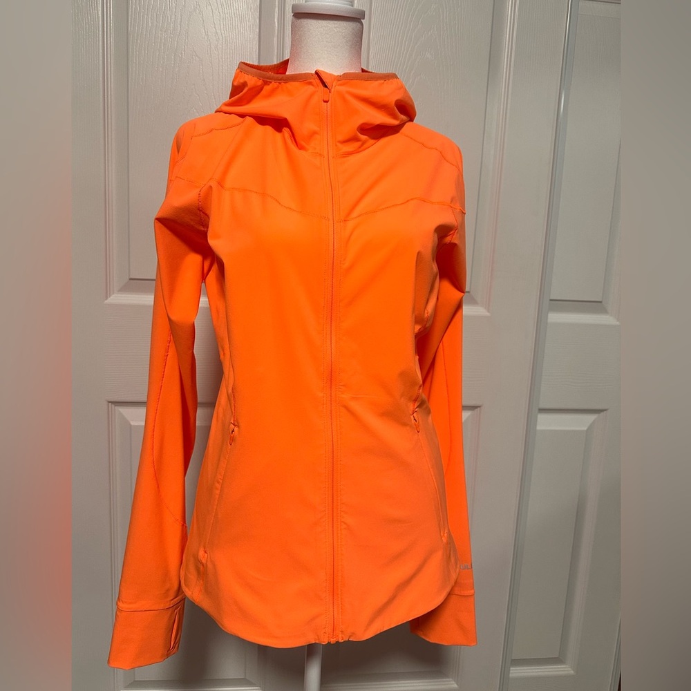 Lululemon Mist over Windbreaker, Highlight Orange jacket size 6 - Picture 6 of 11